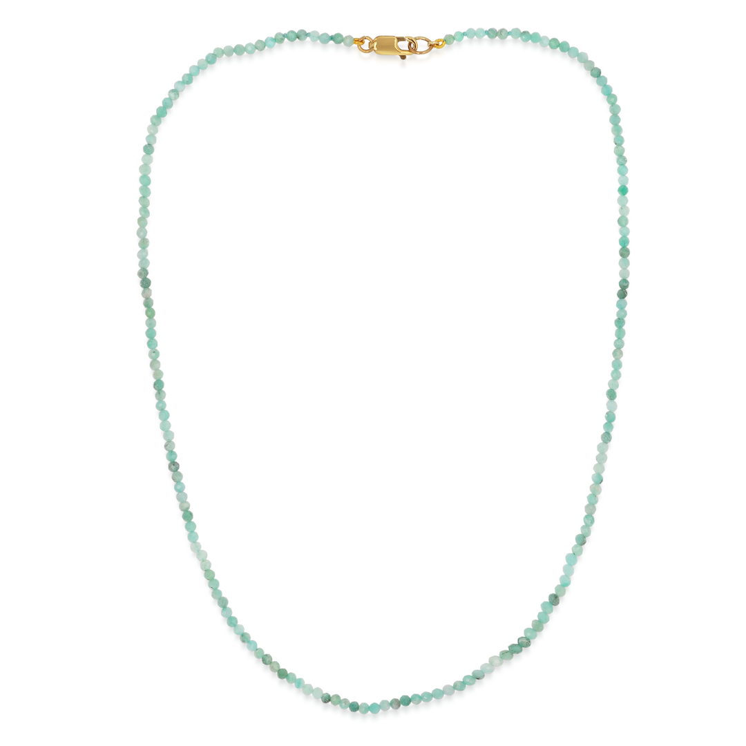 Emerald Orbit Bead Necklace