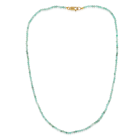 Emerald Orbit Bead Necklace