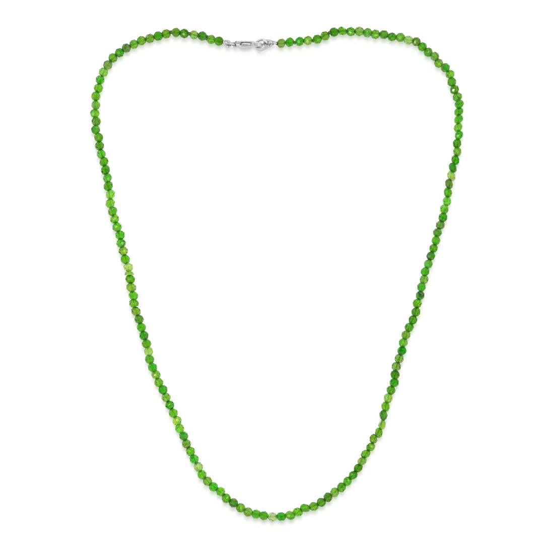 Chrome Diopside Orbit Bead Necklace