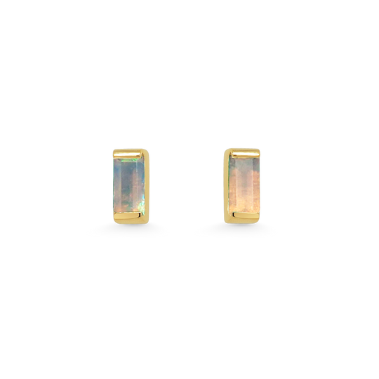 Opal Lantern Stud