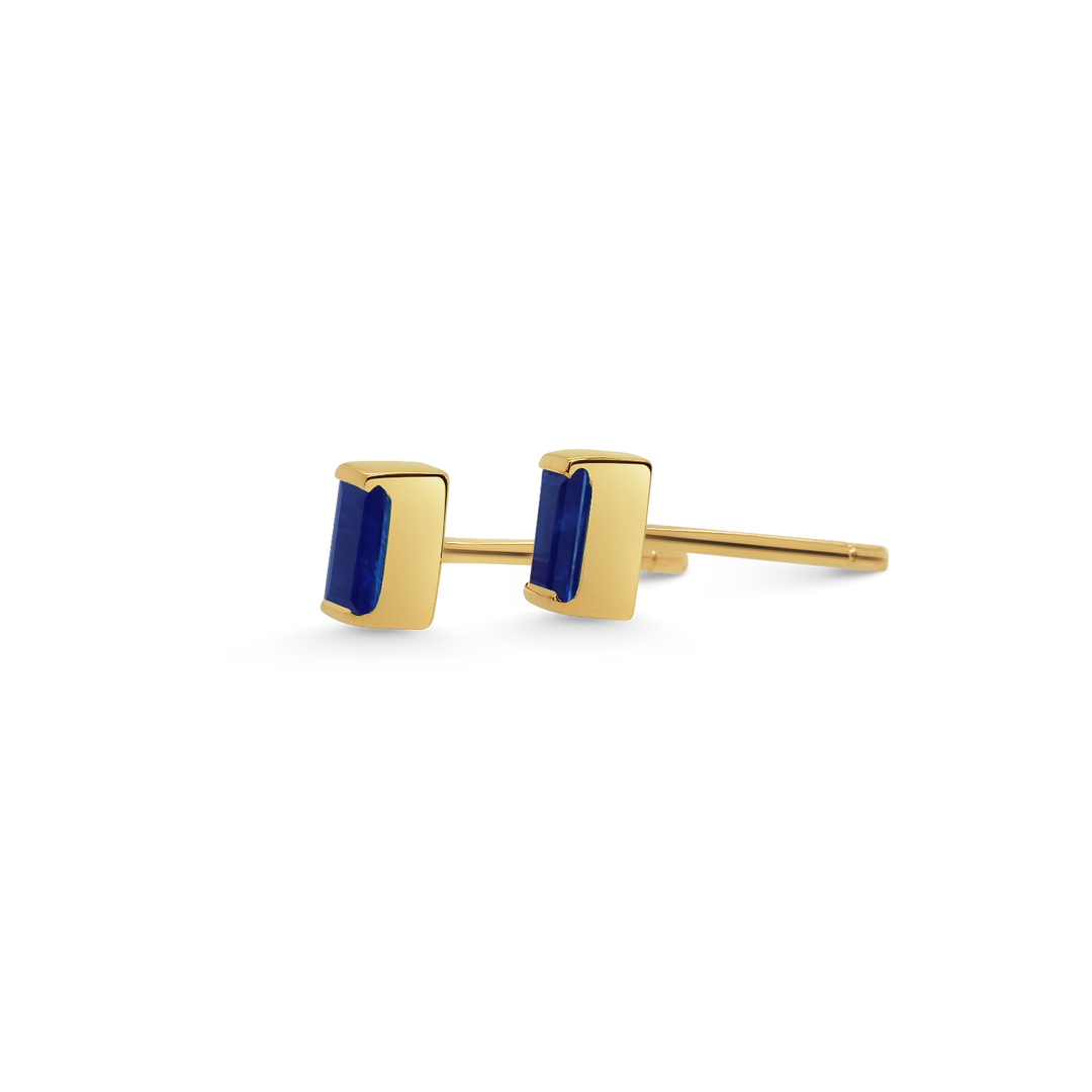 Sapphire Lantern Stud